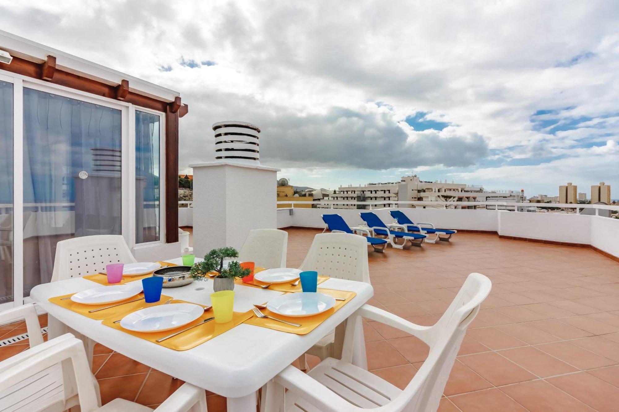 Costa Adeje Amazing Ocean View Bigterrace Appartement Playa Feñabe