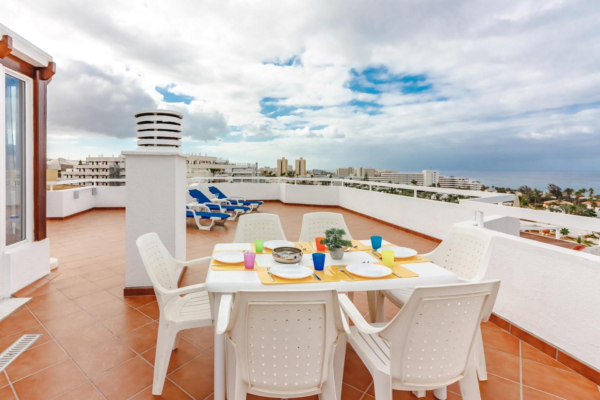 Costa Adeje Amazing Ocean View Bigterrace Appartement Playa Feñabe